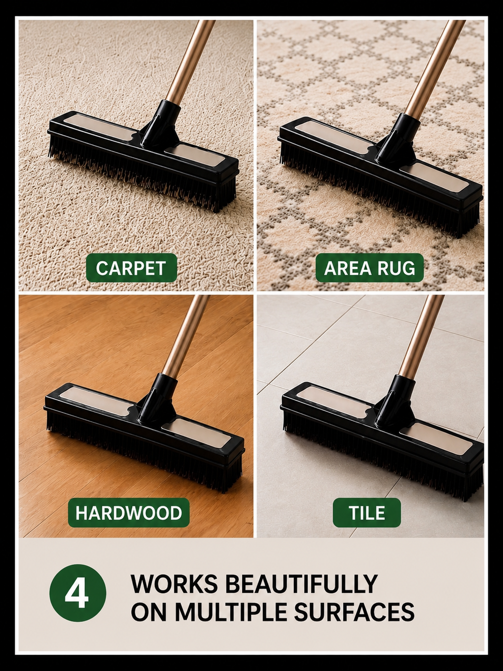 Premium Pet Hair Removal Broom