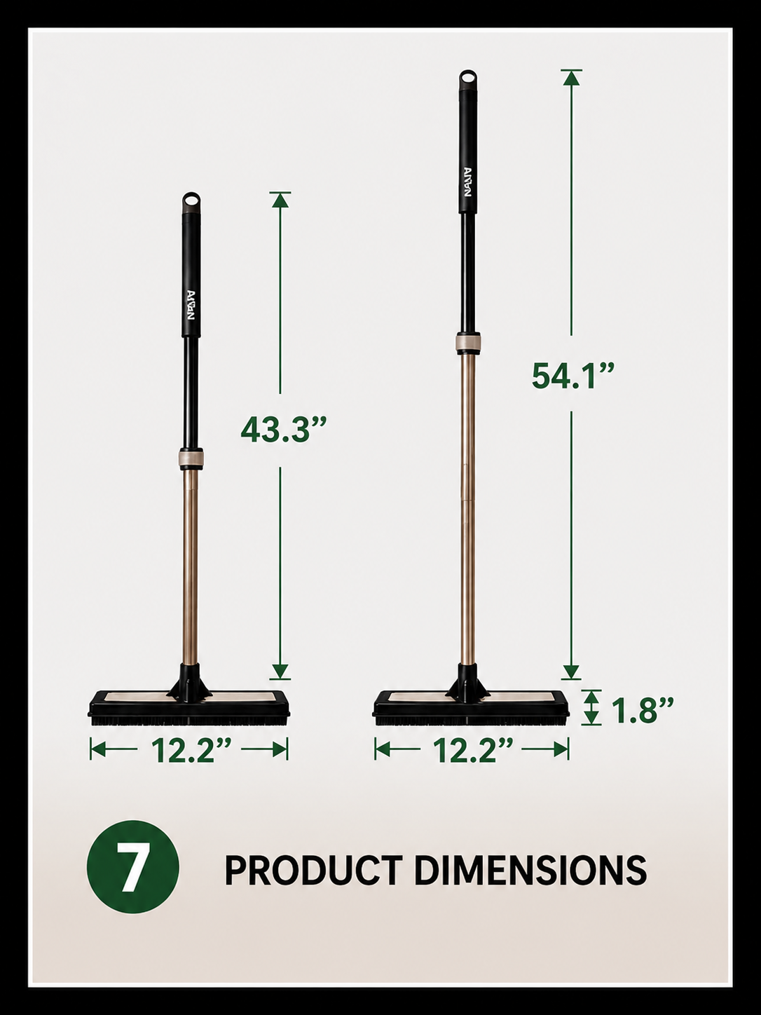 Premium Pet Hair Removal Broom
